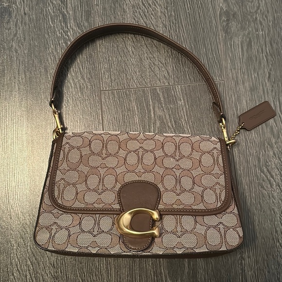Coach Soft Tabby Shoulder Bag In Signature Jacquard - Picture 2 of 8